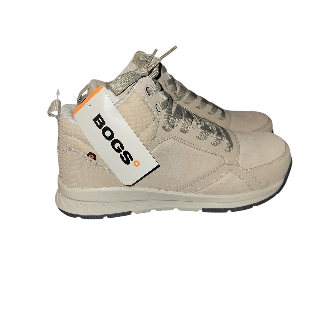 BOGS Women's Beige High-Top  Composite Toe Boots SZ 9.5